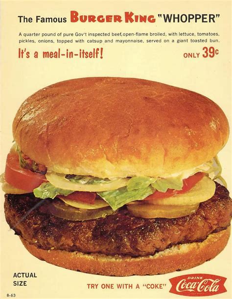 Tasty looking Whopper Ad - Swipe File