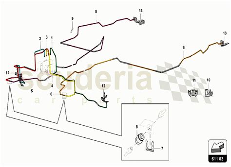 BRAKE SYSTEM 2 parts for Lamborghini Aventador LP750 SV Roadster ...