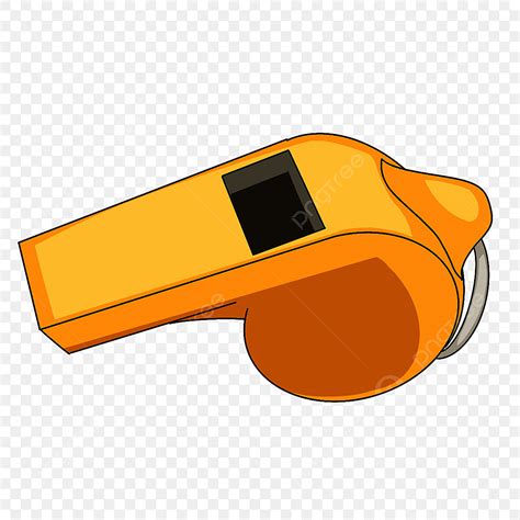 Cartoon Whistle Clipart Transparent PNG Hd, Cartoon Golden Whistle ...