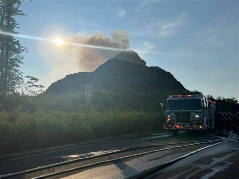 Mulch Pile Fire Burns Overnight, Sending Smoke Over I-95 Hours In Northern VA | Loudoun Daily Voice