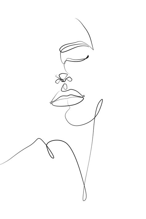 Elegant One Line Sketches | Line art drawings, Abstract line art, Line sketch