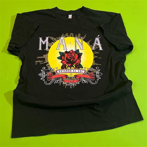 L Maná Rayando El Sol Tour Tee no rips, stains, or... - Depop