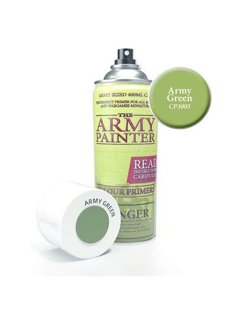 Army Painter TAP Primer - Army Green Spray - Heretic Games