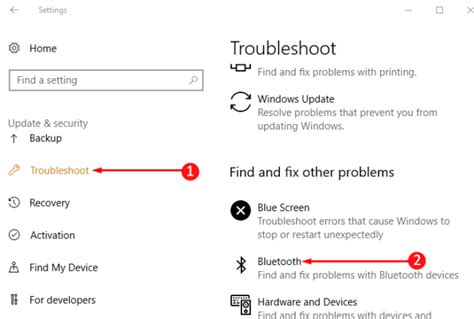 How to Run Bluetooth Troubleshooter in Windows 10