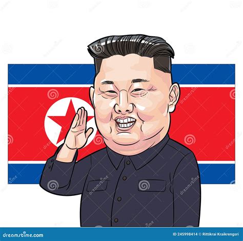 Kim Jong Un Caricature Vector | CartoonDealer.com #245998414