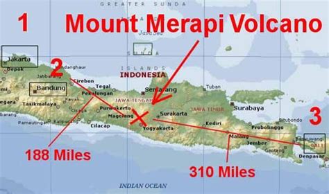 Volcano In Indonesia Map | Volcano Erupt