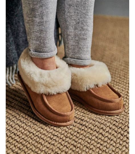 Chestnut | Cozy Boot Slipper | WoolOvers US