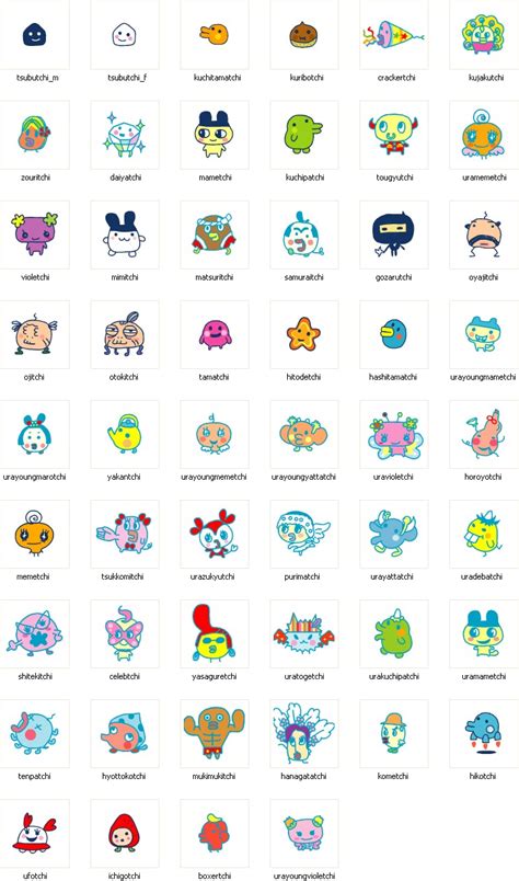 V4.5 characters - Tamagotchi Tips and Tricks - TamaTalk | Cute doodles, Cute art, Character design