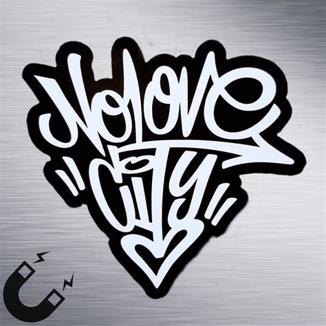 Graffiti Logo Magnet | No Love City®