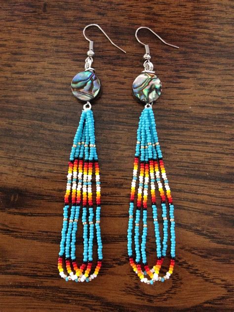 Handmade Native American Beaded Earrings by PeacefulBeadwork