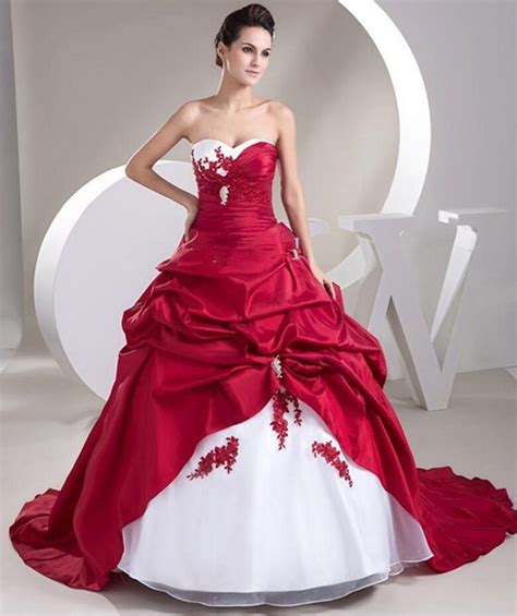 9 Best Red and White Wedding Dresses in 2024 - Royal Wedding