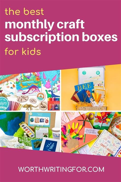 The best monthly craft subscription boxes for kids – Artofit