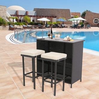 Outdoor Bar Cabinets for Patio with Storage | Foter