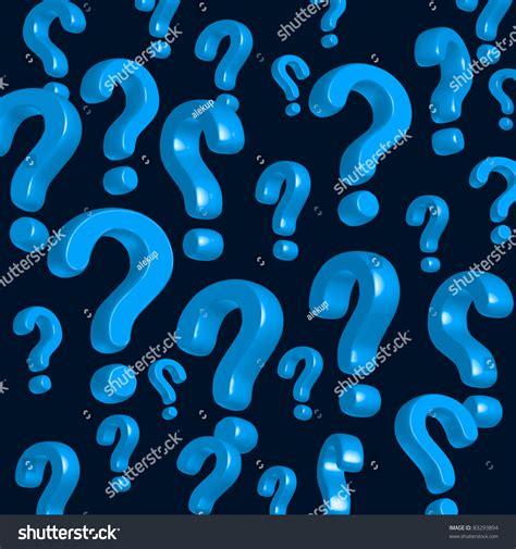 Wallpaper Blue Question Marks Stock Photo 83293894 | Shutterstock