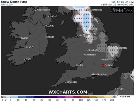 UK snow forecast: Met Office warnings cover UK as map shows up to 17 inches THIS WEEKEND ...