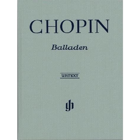 Chopin - Ballades Hardcover - PianoWorks