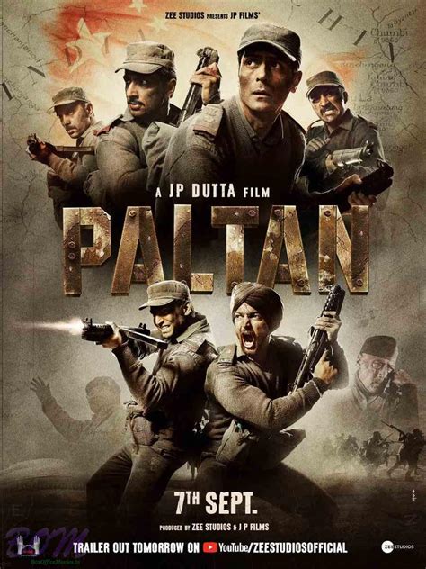 Paltan movie new poster with principal actors photo - Paltan movie new ...