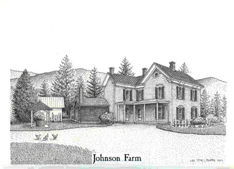 farmhouse drawing - Google Search | Farm scene, Drawings, Farm