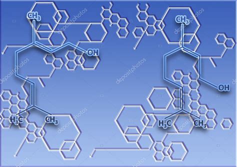 The chemical structural formula of spirit — Stock Photo © zhanna #5324812