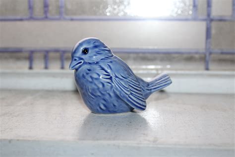 Vintage Goebel Blue Bird Figurine W. Germany CV74