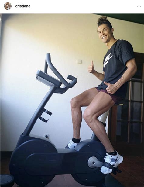 Ronaldo puts on new hairstyle during workout to 'improve mind and body ...