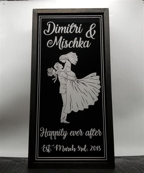 Custom Wedding Led Sign Groom & bride