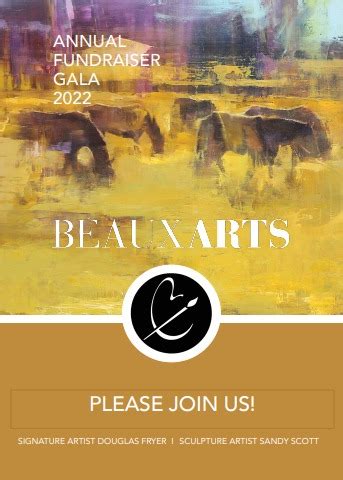 Beaux Arts Invitation November 12th, 2022