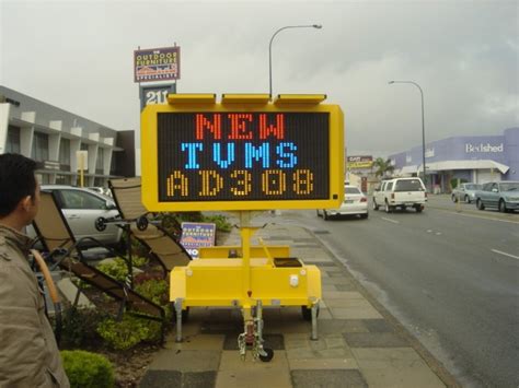 Full Color Portable LED Sign VMS Trailer for Hire in Perth | AD Engineering