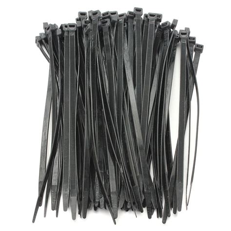 CNIM Hot 100PCS Strong Cable Ties / Tie Wraps Zip Ties Color:Black Size:4.8*350mm | Tie colors ...