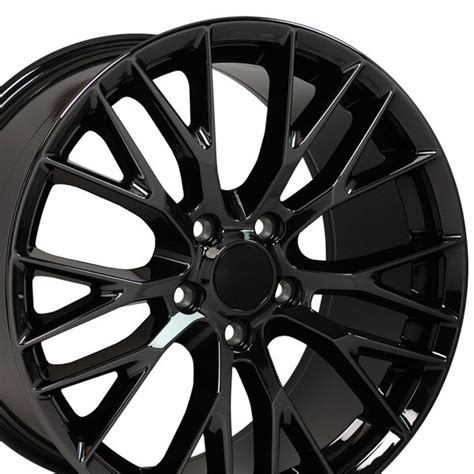 CV22 19 inch PVD Black Chrome rims fit Chevrolet Corvette