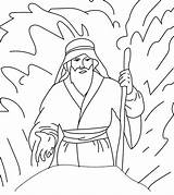 Coloring Moses Story For Kids 48 And The 10 Commandments  VBS sketch template