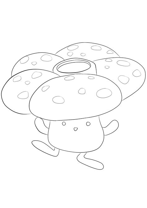 Vileplume (No.45) : Pokemon (Generation I) - All Pokemon coloring pages Kids Coloring Pages