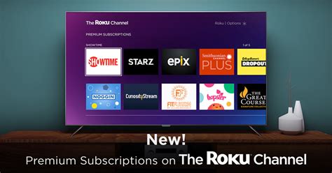 Premium Subscriptions coming soon to The Roku Channel