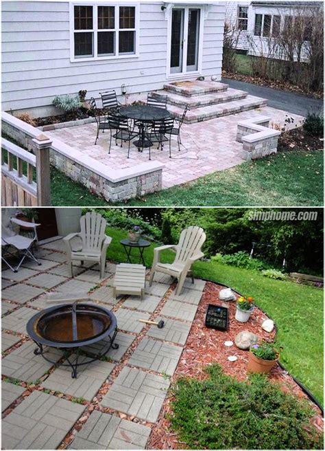 30+ Nice Ideas How to Makeover Concrete Patio for Small Backyards - Simphome