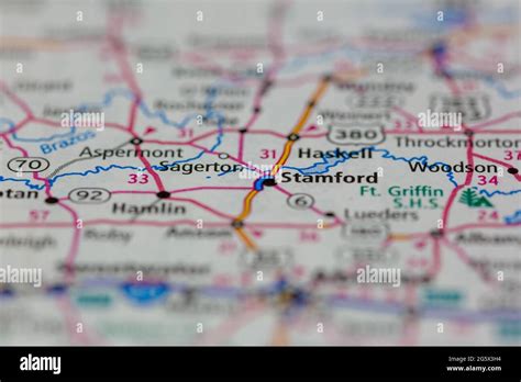 Stamford texas map hi-res stock photography and images - Alamy