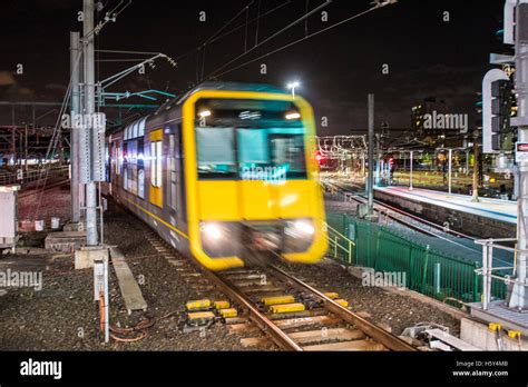 A Tangara Train arriving at Sydney's Central Train Station - Sydney ...