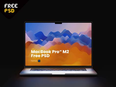 MacBook Front View Mockup Free PSD - PrimePSD