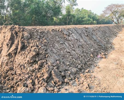 Dirt Pile in Construction Site Stock Image - Image of hill, heavy ...