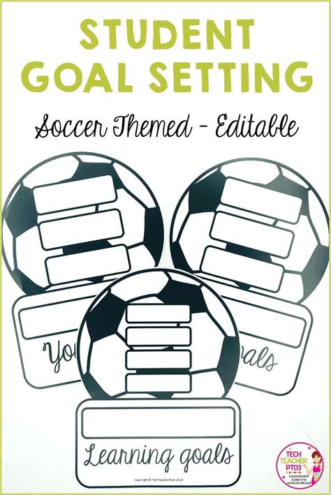 Goal Setting Soccer Themed Common Core Writing and Math | Common core ...