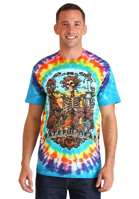 Mens Grateful Dead Rainbow Bertha Tie-Dye T-Shirt