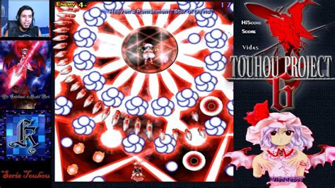 Touhou Project 6 ~ Embodiment of Scarlet Devil ☯ Gameplay Completo 100% ...