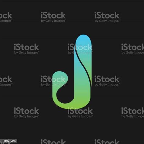 Initial Letter J Design Template Letter J Icon Design Element Stock ...