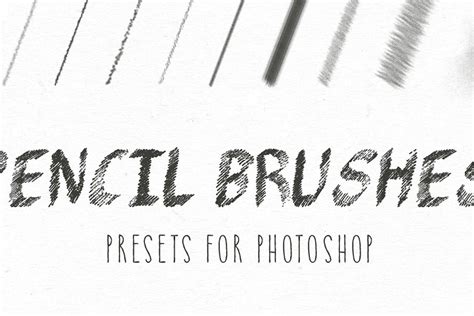 17 Super-Realistic Pencil Brushes for Photoshop CC+ — Medialoot