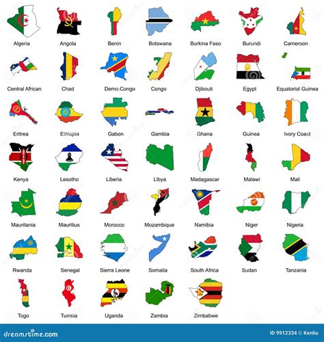 Flags Of Africa With Names