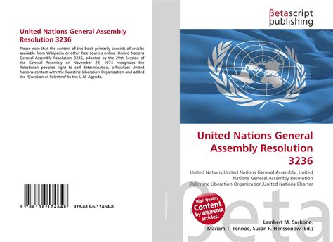 United Nations General Assembly Resolution