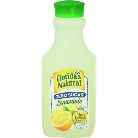 Florida's Natural Lemonade, Zero Sugar 59 fl oz | Lemonade And Fruit ...