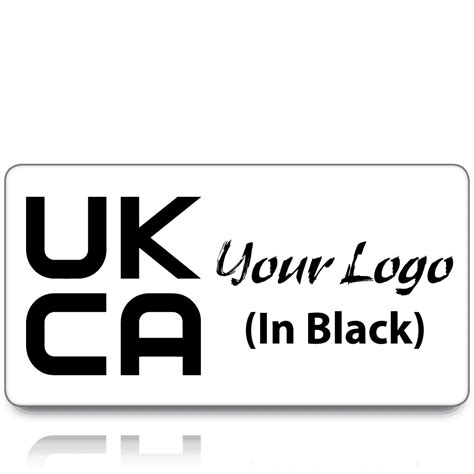 UKCA Labels with Company Logo - 50mm x 25mm - The Label People