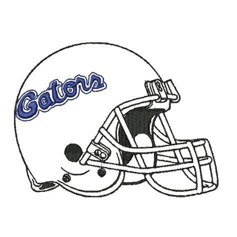 Florida Gators College UF Helmet Applique by TheEmbroideryClub