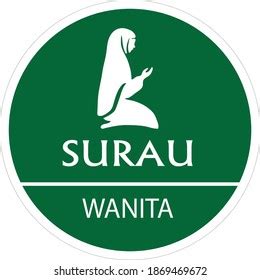 Prayer Room Surau Sign Women 库存插图 1869469672 | Shutterstock