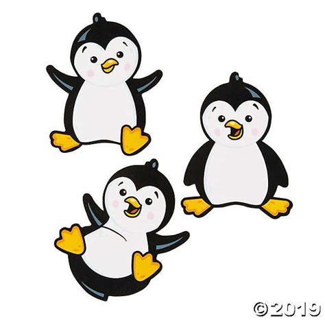 Penguin Bulletin Board Cutouts | Penguins, Penguin decor, Birthday ...